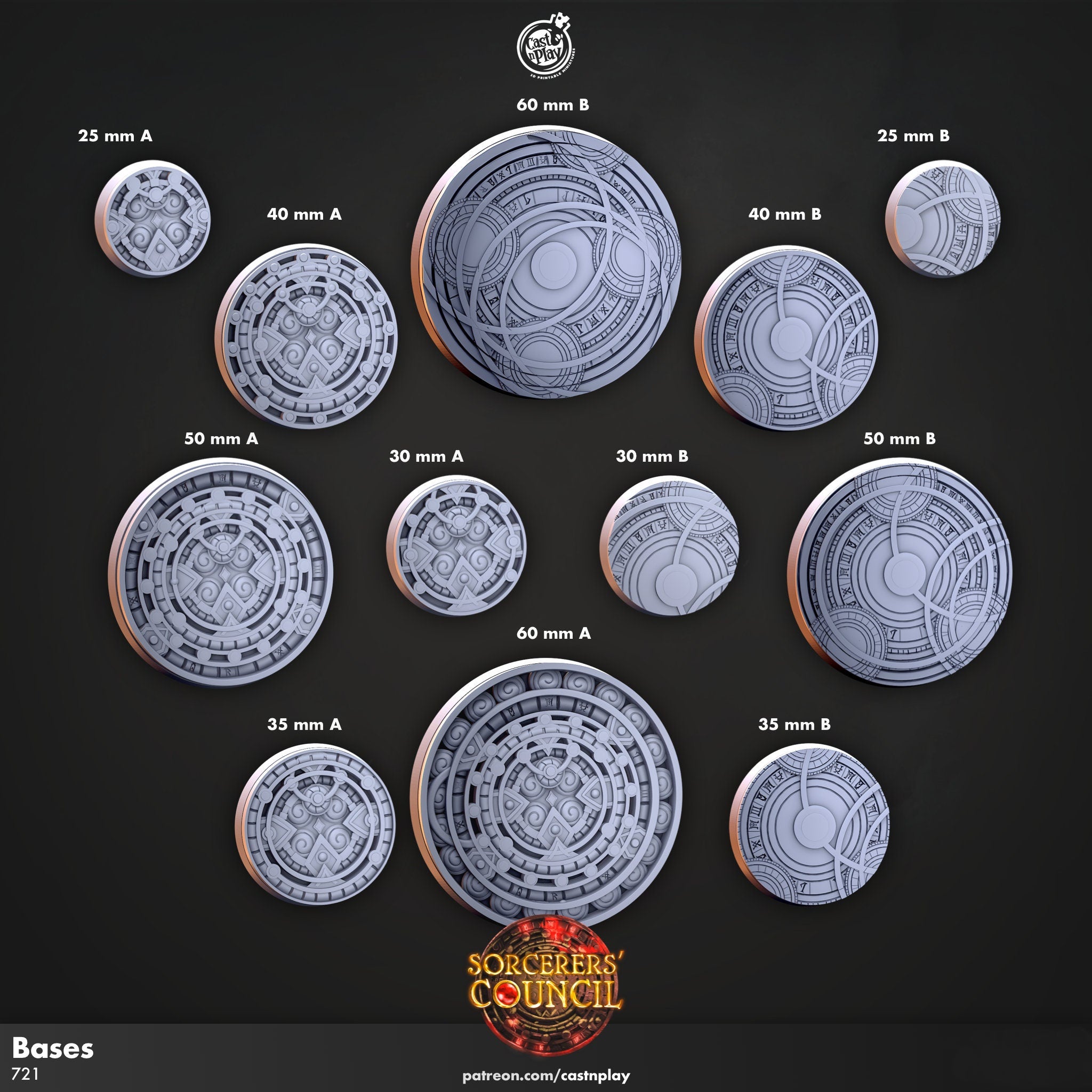 Construct Legion Fighters | Miniatures by Cast n Play | Mini For Tabletop Gaming, D&D, Pathfinder, and Painting | Assembled and Primed - Brush and Battle