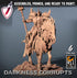 Mounted Death Horses (6-10)| Miniatures by Lord of the Print | Resin Mini for Tabletop Gaming, D&D, Pathfinder, Painting | Assembled +Primed - Brush and Battle