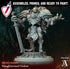 Slaughtersteel Golem | Miniature by Archvillain Games | Resin Mini for Tabletop Gaming, D&D, Pathfinder, and Painting | Assembled and Primed - Brush and Battle