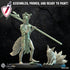 Hanako Kitsune Druid | Miniature by Lost Kingdom | Resin Mini For Tabletop Gaming, D&D, Pathfinder, Wargames, Painting | Assembled + Primed - Brush and Battle