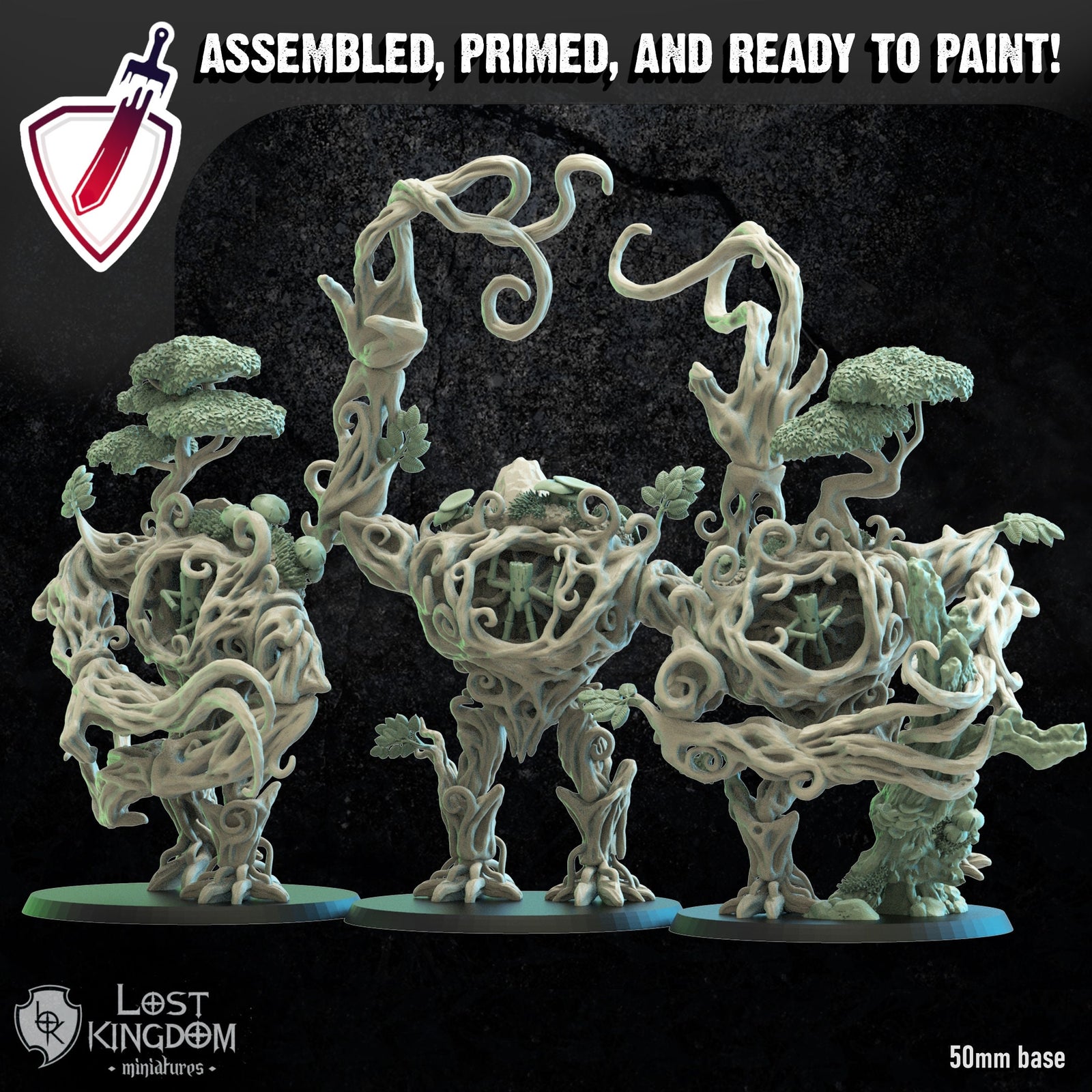 Rikku Empshells | Miniatures by Lost Kingdom | Resin Mini For Tabletop Gaming, D&D, Pathfinder, Wargames, Painting | Assembled and Primed - Brush and Battle