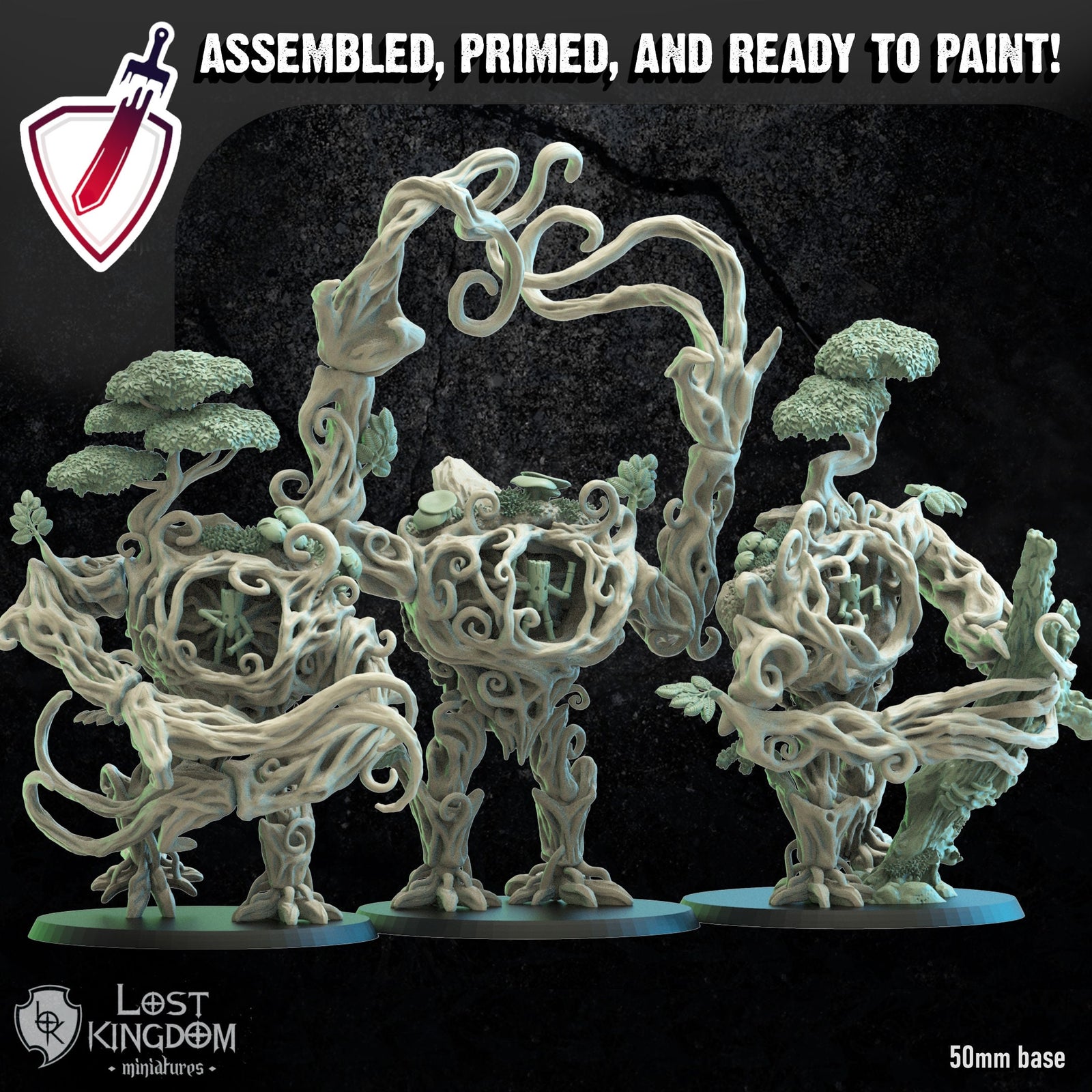 Rikku Empshells | Miniatures by Lost Kingdom | Resin Mini For Tabletop Gaming, D&D, Pathfinder, Wargames, Painting | Assembled and Primed - Brush and Battle