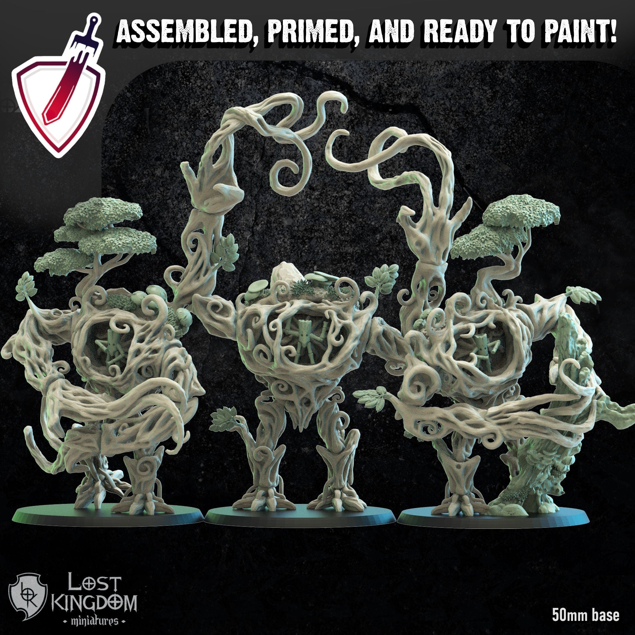 Rikku Empshells | Miniatures by Lost Kingdom | Resin Mini For Tabletop Gaming, D&D, Pathfinder, Wargames, Painting | Assembled and Primed - Brush and Battle