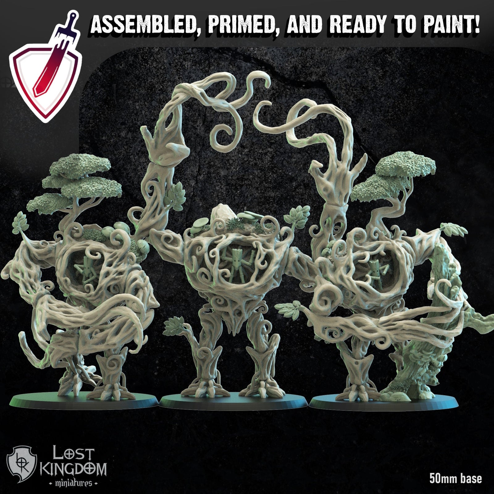 Rikku Empshells | Miniatures by Lost Kingdom | Resin Mini For Tabletop Gaming, D&D, Pathfinder, Wargames, Painting | Assembled and Primed - Brush and Battle