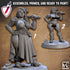 Alfhild - Northwoman Pinup | Miniature by Artisan Guild | Resin Mini for Tabletop Gaming, D&D, Pathfinder, Painting | Assembled and Primed - Brush and Battle