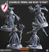 Ember Protectors | Miniatures by Cast n Play | Resin Mini For Tabletop Gaming, D&D, Pathfinder, and Painting | Assembled and Primed - Brush and Battle