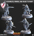 Stalker Sisters | Miniatures by Cast n Play | Resin Mini For Tabletop Gaming, D&D, Pathfinder, and Painting | Assembled and Primed - Brush and Battle
