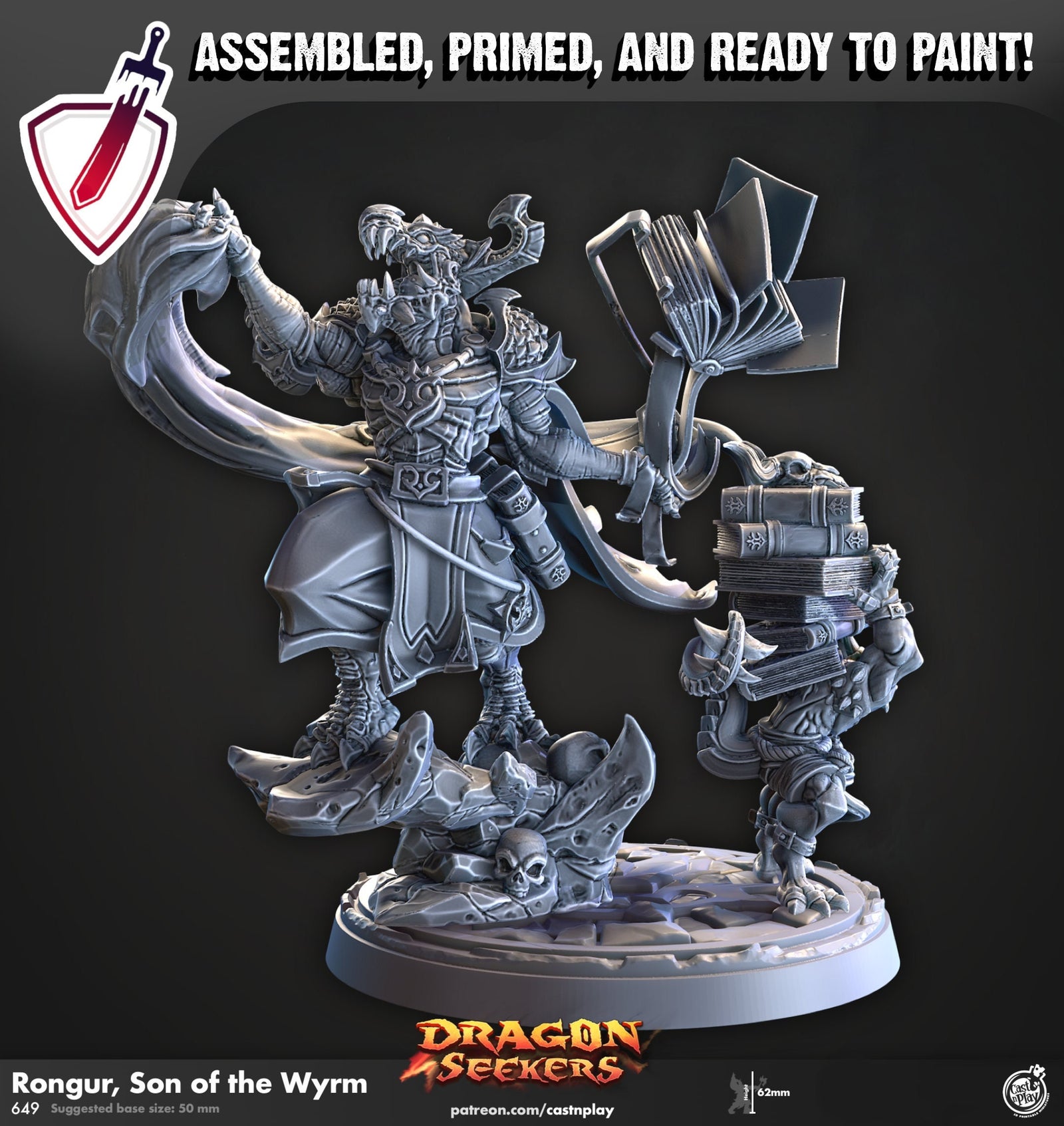 Rongur Son of the Wyrm - Brush and Battle