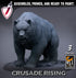 Wild Templar Bears | Miniatures by Lord of the Print | Resin mini for tabletop gaming, D&D, Pathfinder, and painting | Assembled and Primed - Brush and Battle