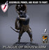 Infantry Rats - Support | Miniatures by Lord of the Print | Resin Mini for Tabletop Gaming, D&D, Pathfinder, Painting | Assembled+Primed - Brush and Battle