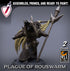 Infantry Rats - Support | Miniatures by Lord of the Print | Resin Mini for Tabletop Gaming, D&D, Pathfinder, Painting | Assembled+Primed - Brush and Battle