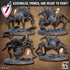 Faldorn Giant Spiders | Miniatures by Artisan Guild | Resin Mini for Tabletop Gaming, D&D, Pathfinder, and Painting | Assembled and Primed - Brush and Battle