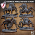 Faldorn Giant Spiders | Miniatures by Artisan Guild | Resin Mini for Tabletop Gaming, D&D, Pathfinder, and Painting | Assembled and Primed - Brush and Battle