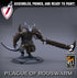 Heavy Rats | Miniatures by Lord of the Print | Resin Mini for Tabletop Gaming, D&D, Pathfinder, and Painting | Assembled and Primed - Brush and Battle