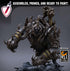Trakch The Towering | (Massive) Miniature by Lord of the Print | For Tabletop Gaming, D&D, Pathfinder, and Painting | Assembled and Primed - Brush and Battle