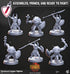 Construct Legion Fighters | Miniatures by Cast n Play | Mini For Tabletop Gaming, D&D, Pathfinder, and Painting | Assembled and Primed - Brush and Battle