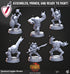 Construct Legion Grunts | Miniatures by Cast n Play | Mini For Tabletop Gaming, D&D, Pathfinder, and Painting | Assembled and Primed - Brush and Battle