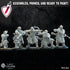 Mongobbo Bowmen | Miniatures by Lost Kingdom | Resin Mini For Tabletop Gaming, D&D, Pathfinder, Wargames, Painting | Assembled and Primed - Brush and Battle