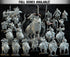 Mounted Mongobbo Bowmen | Miniatures by Lost Kingdom | For Tabletop Gaming, D&D, Pathfinder, Wargames, and Painting | Assembled and Primed - Brush and Battle