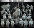 Mongobbo Bowmen | Miniatures by Lost Kingdom | Resin Mini For Tabletop Gaming, D&D, Pathfinder, Wargames, Painting | Assembled and Primed - Brush and Battle