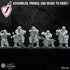 Mongobbo Bowmen | Miniatures by Lost Kingdom | Resin Mini For Tabletop Gaming, D&D, Pathfinder, Wargames, Painting | Assembled and Primed - Brush and Battle
