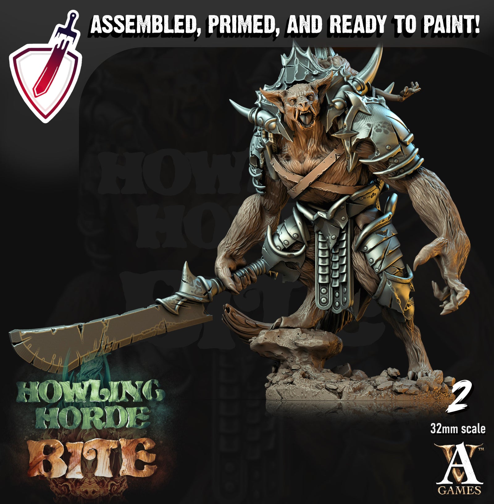 Claws of Akata | Miniatures by Archvillain Games | Resin Mini for Tabletop Gaming, D&D, Pathfinder, and Painting | Assembled and Primed - Brush and Battle