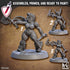 Runa the Warrior - Pinup | Miniature by Artisan Guild | Resin Mini for Tabletop Gaming, D&D, Pathfinder, Painting | Assembled and Primed - Brush and Battle