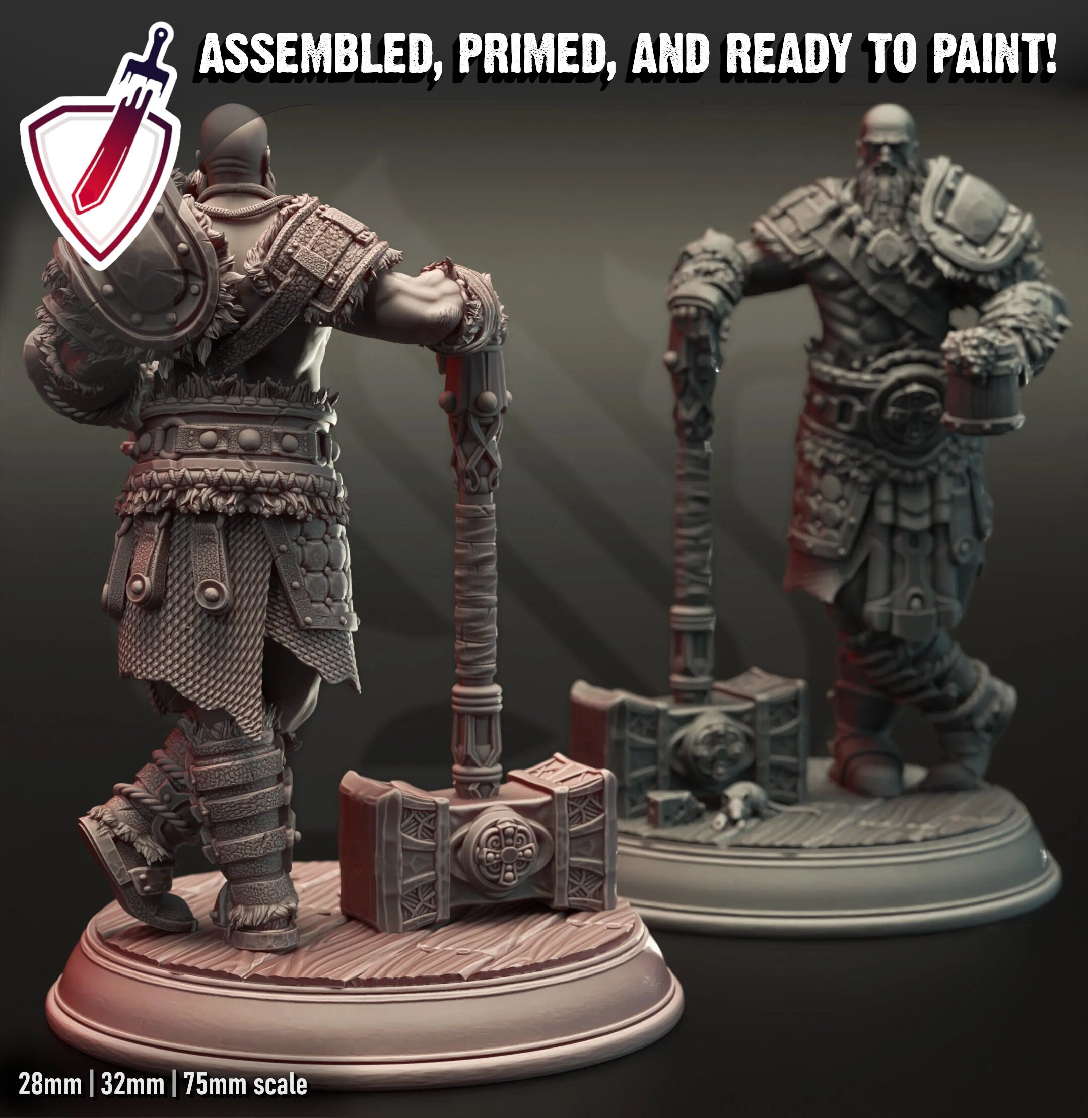 Froth the Belligerent | Miniature by DM Stash | Resin Mini For Tabletop Gaming, D&D, Pathfinder, and Painting | Assembled and Primed - Brush and Battle