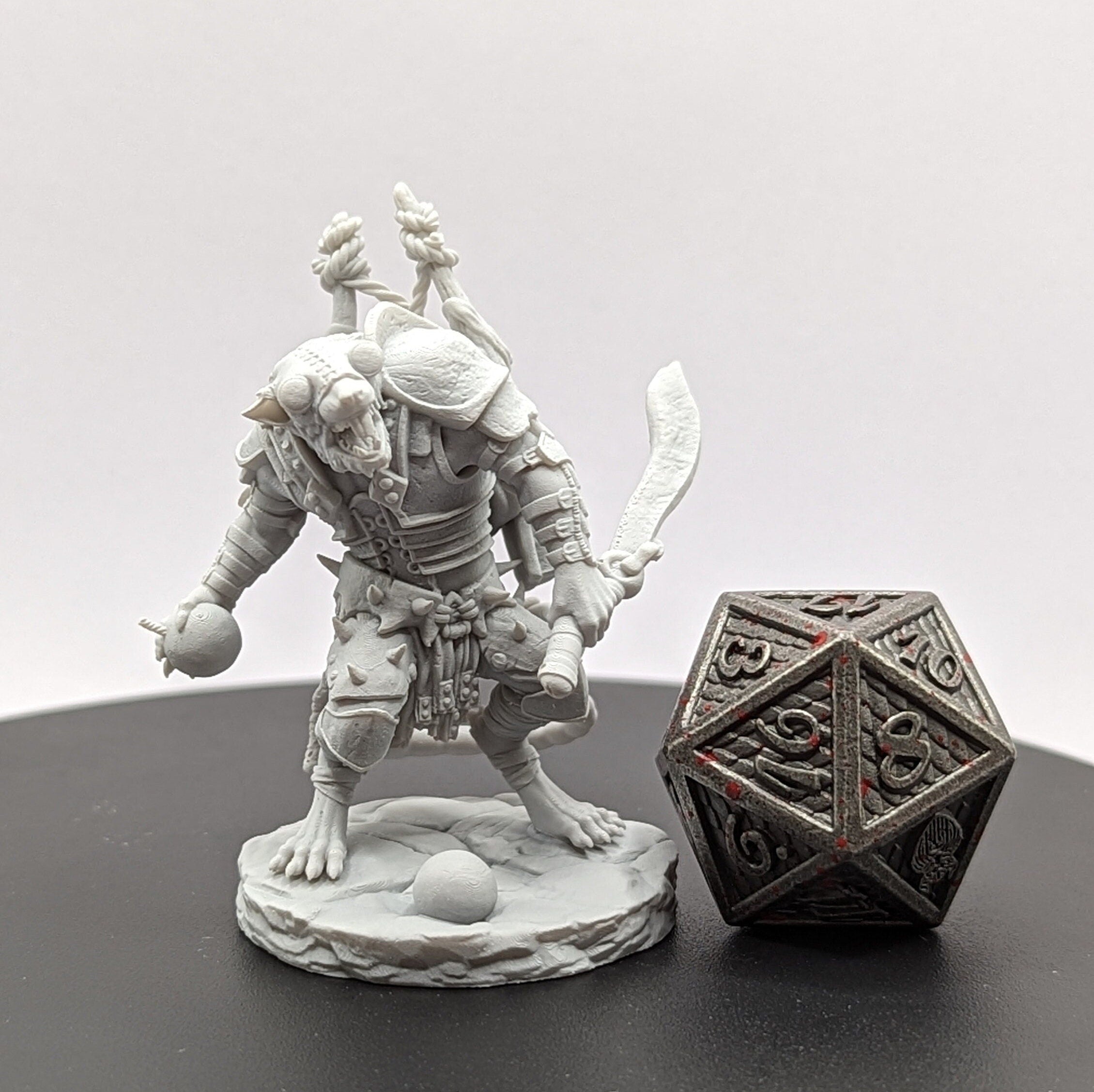 Slumrat Guerillas | Miniatures by Archvillain Games | Resin Mini for Tabletop Gaming, D&D, Pathfinder, and Painting | Assembled and Primed - Brush and Battle