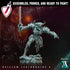 Helljaw Legionnaire | Miniatures by Archvillain Games | Resin Mini for Tabletop Gaming, D&D, Wargaming, and Painting | Assembled and Primed - Brush and Battle