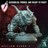 Helljaw Hound | Miniatures by Archvillain Games | Resin Mini for Tabletop Gaming, D&D, Wargaming, and Painting | Assembled and Primed - Brush and Battle
