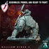 Helljaw Rider | Miniatures by Archvillain Games | Resin Mini for Tabletop Gaming, D&D, Wargaming, and Painting | Assembled and Primed - Brush and Battle