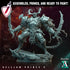 Helljaw Prince | (Massive) Miniatures by Archvillain Games | Resin Mini for Tabletop Gaming, D&D, Wargaming, Painting | Assembled and Primed - Brush and Battle