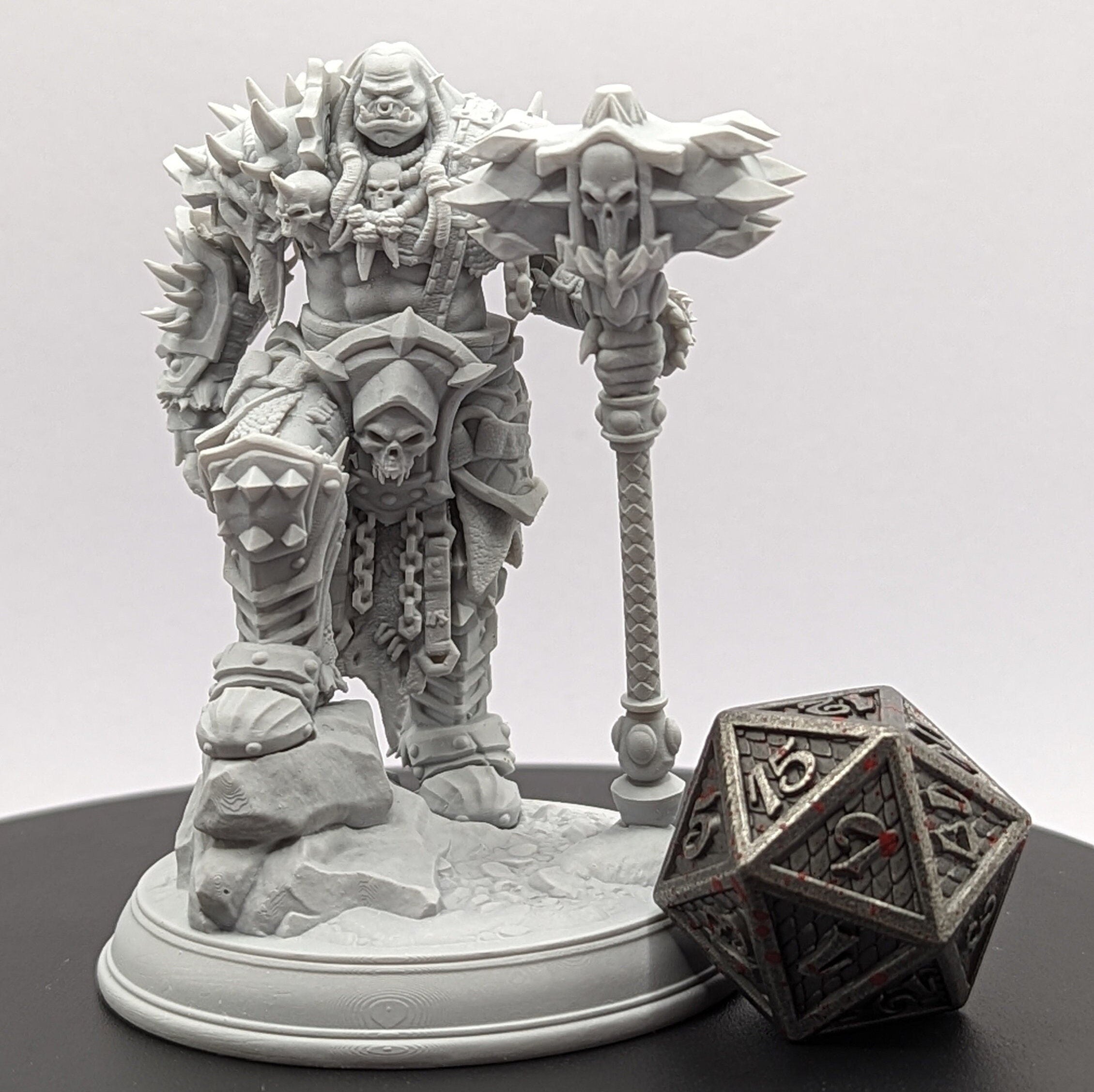 Gazza the Arrowproof | Miniature by DM Stash | Resin Mini For Tabletop Gaming, D&D, Pathfinder, and Painting | Assembled and Primed - Brush and Battle
