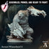 Arcturi Winterhowl | Miniatures by Archvillain Games | Resin Mini for Tabletop Gaming, D&D, Pathfinder, and Painting | Assembled and Primed - Brush and Battle