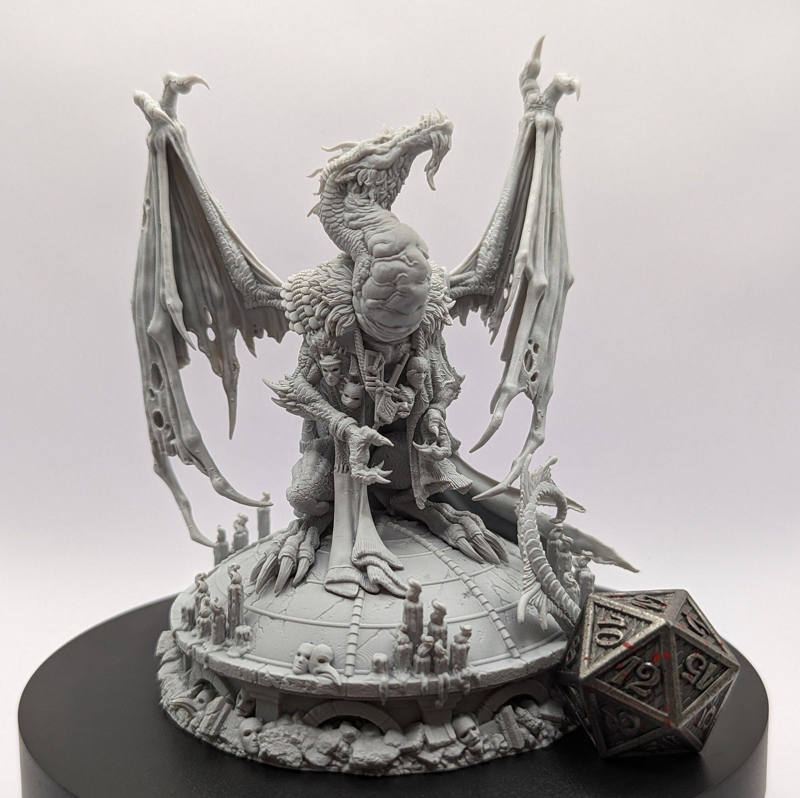 Anguis - Dragon | Miniature by Archvillain Games | Resin Mini for Tabletop Gaming, D&D, Pathfinder, and Painting | Assembled and Primed - Brush and Battle