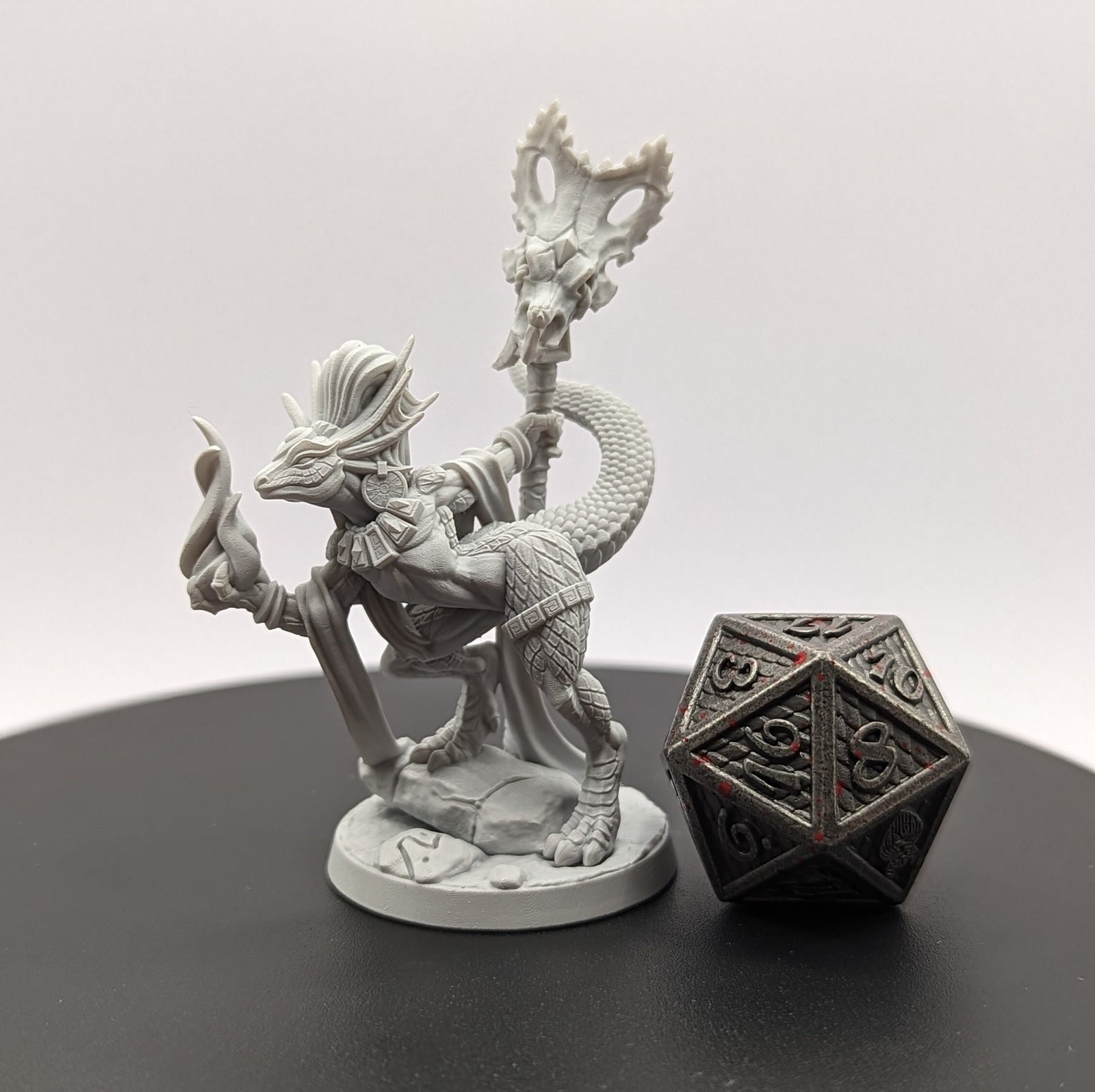 Coaxoch the Duchess Pinup | Miniature by Artisan Guild | Resin Mini for Tabletop Gaming, D&D, Pathfinder, Painting | Assembled and Primed - Brush and Battle