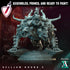 Helljaw Hound | Miniatures by Archvillain Games | Resin Mini for Tabletop Gaming, D&D, Wargaming, and Painting | Assembled and Primed - Brush and Battle