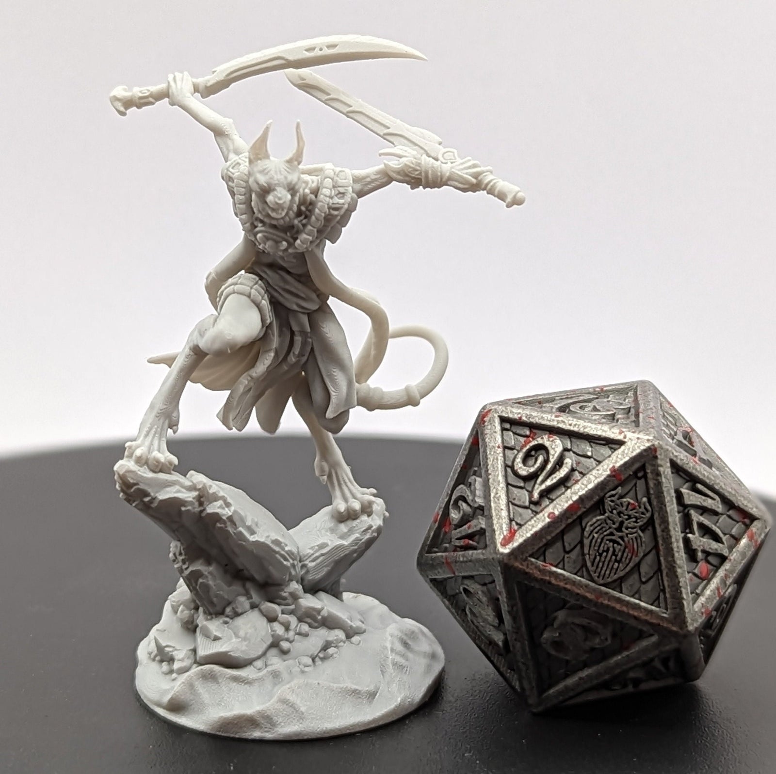 Mau | Miniatures by Archvillain Games | Resin mini for tabletop gaming, D&D, Pathfinder, and painting | Assembled and Primed - Brush and Battle