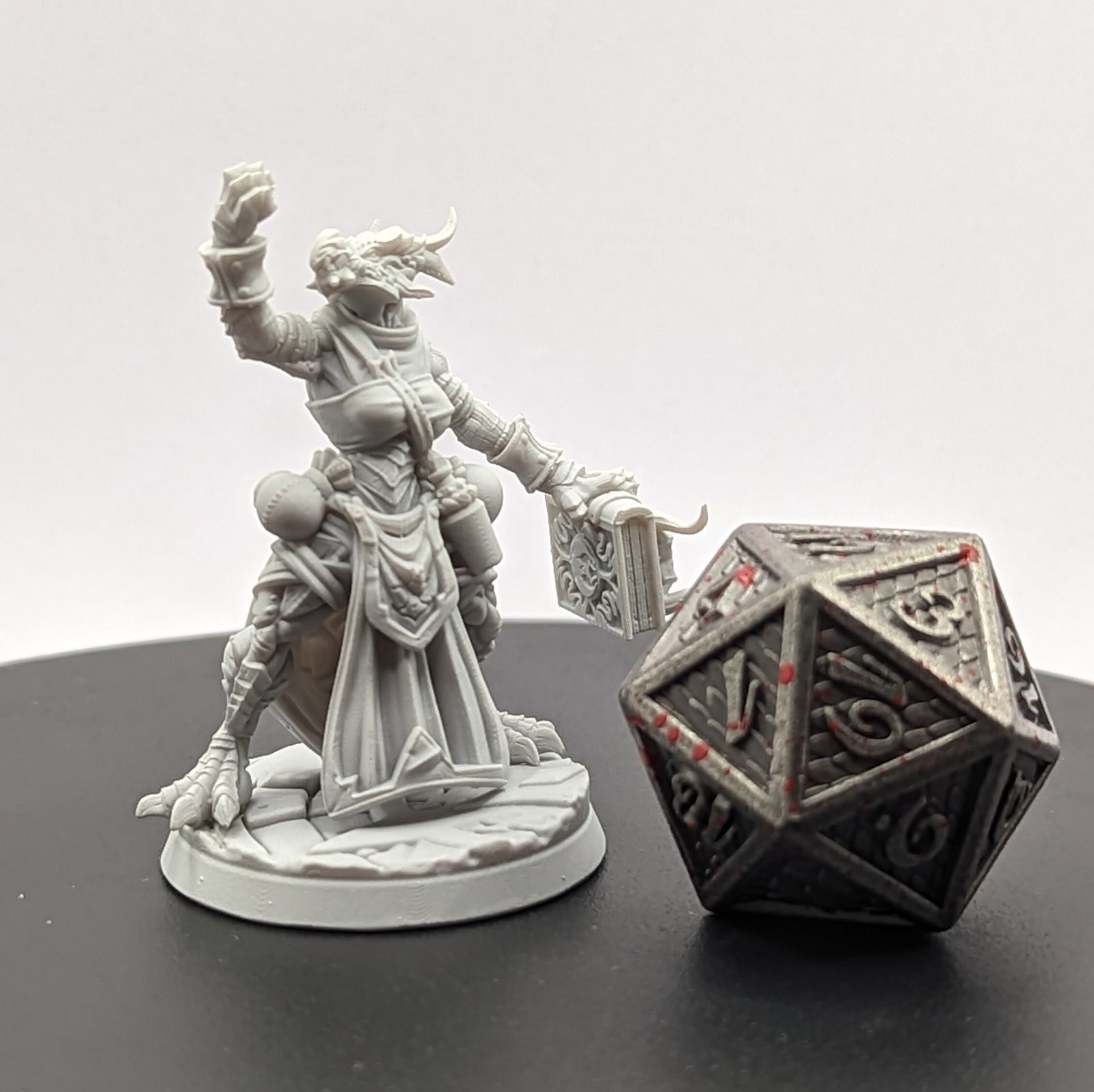 Ember Protectors | Miniatures by Cast n Play | Resin Mini For Tabletop Gaming, D&D, Pathfinder, and Painting | Assembled and Primed - Brush and Battle