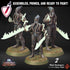 Mind Scourgers | Miniatures by Crippled God Foundry | Resin Mini for Tabletop Gaming, D&D, Pathfinder, and Painting | Assembled and Primed - Brush and Battle