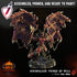 Adramalech, Hell Prince | (Massive) Miniature by Crippled God Foundry | For Tabletop Gaming, D&D, Pathfinder, Painting | Assembled + Primed - Brush and Battle