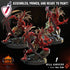 Hell Carvers | Miniatures by Crippled God Foundry | Resin Mini for Tabletop Gaming, D&D, Pathfinder, and Painting | Assembled and Primed - Brush and Battle