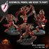 Hell Carvers | Miniatures by Crippled God Foundry | Resin Mini for Tabletop Gaming, D&D, Pathfinder, and Painting | Assembled and Primed - Brush and Battle
