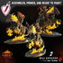 Hell Cavaliers | Miniatures by Crippled God Foundry | Resin Mini for Tabletop Gaming, D&D, Pathfinder, and Painting | Assembled and Primed - Brush and Battle