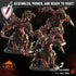 Siege Demons | Miniatures by Crippled God Foundry | Resin Mini for Tabletop Gaming, D&D, Pathfinder, and Painting | Assembled and Primed - Brush and Battle