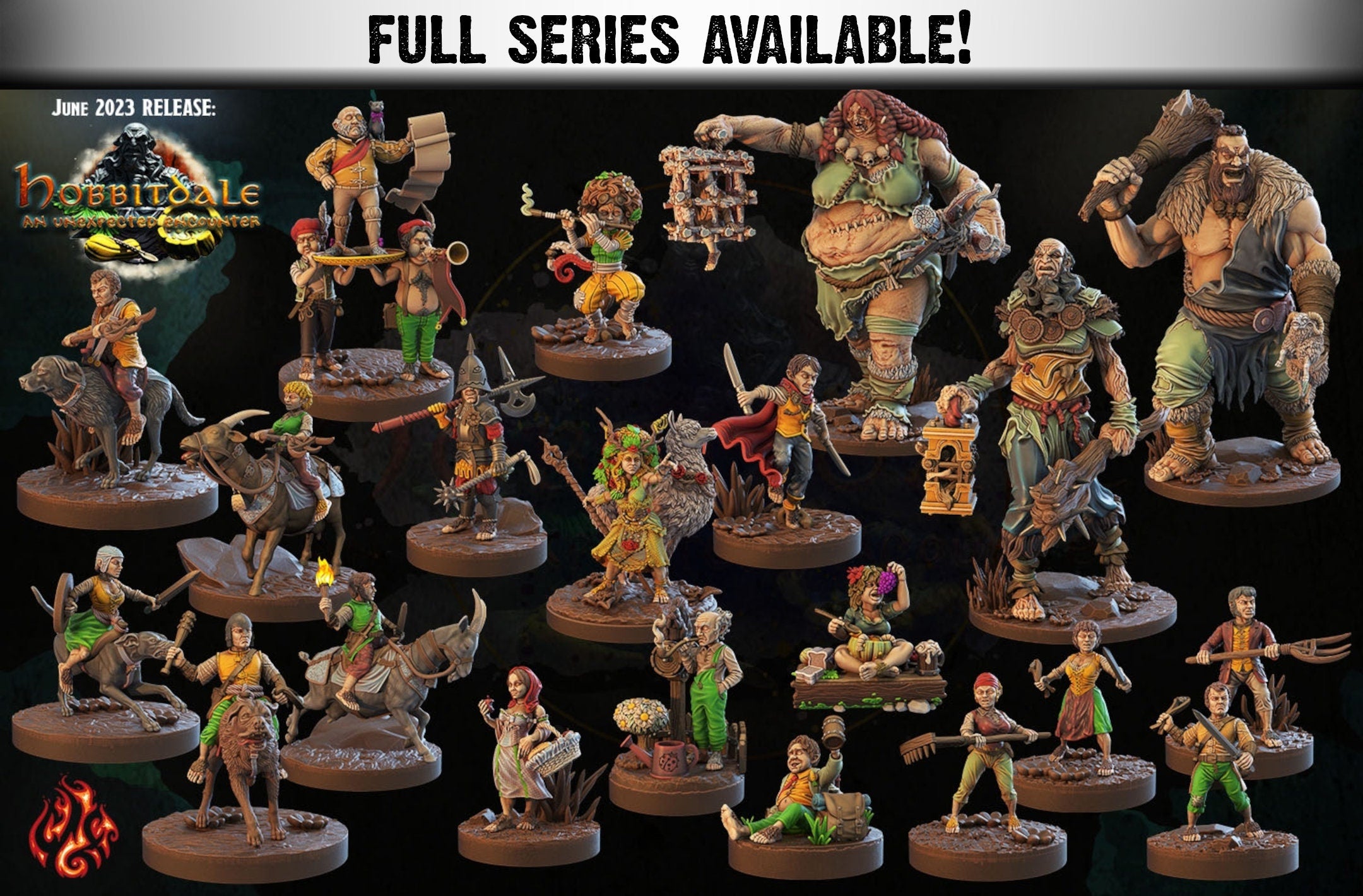 Gefrion the Smart | (Large) Miniature by Crippled God Foundry | For Tabletop Gaming, D&D, Pathfinder, and Painting | Assembled and Primed - Brush and Battle