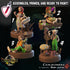 Halfling Commoners | Miniature by Crippled God Foundry | Resin Mini For Tabletop Gaming, D&D, Pathfinder, Painting | Assembled and Primed - Brush and Battle