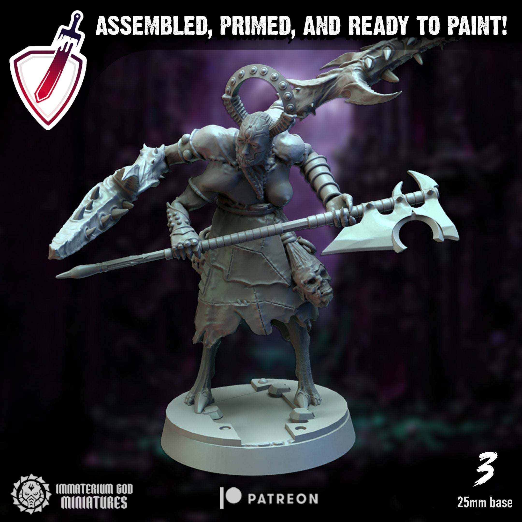 Torture Fanatics | Miniatures by Immaterium God | Resin Mini for Tabletop Gaming, D&D, Wargaming, and Painting | Assembled and Primed - Brush and Battle