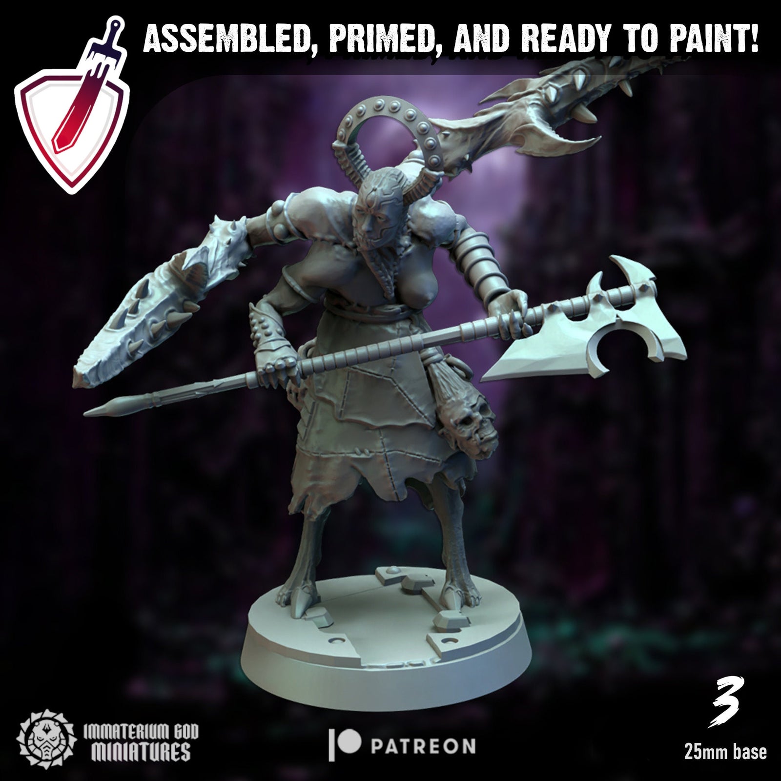 Torture Fanatics | Miniatures by Immaterium God | Resin Mini for Tabletop Gaming, D&D, Wargaming, and Painting | Assembled and Primed - Brush and Battle